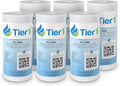 Tier1 1 Micron 10x4.5 Water Filter | Spun Wound Polypropylene Whole House Sediment Water Filter | Replacement for Pentek DGD-2501, 155359-43, SDC-45-1001 | 4.5 x 10 Water Filter Cartridge (6-Pack)