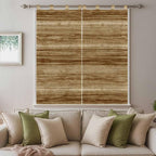 Vintage Western Living Room Curtains 84 Inch Length, Window Curtains Tab Top, Rustic Farmhouse Wooden Grain Barn Door Light Filtering Window Treatments Drapes 42"x84" 2 Panel