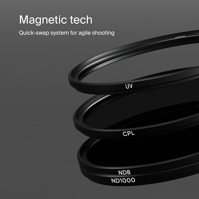 Urth 43mm Magnetic UV, Circular Polarizing (CPL), ND8, ND1000 Lens Filter Kit (Plus+)