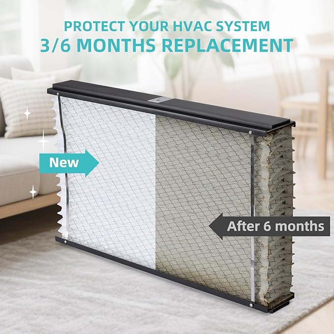 2 Pack 213 Air Filter Compatible with AprilAire Whole House Air Purifiers Model 1210 1620 2210 2216 3210 4200 - MERV 13, Size:20x25x4