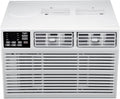Whirlpool 12,000 BTU 115V Window-Mounted Air Conditioner with Remote Control, Window AC for Rooms up to 550 Sq.Ft, LCD Display, Auto-Restart, 24H Timer, White