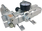 3/4" NPT HEAVY DUTY Compressed Air In Line Filter Regulator Lubricator Oiler Combo, Metal Bowl, 5 Micron Element, Adjustable From 7 to 175 PSI (AUTO DRAIN)