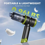 Handheld Car Vacuum with 15000PA Power, 4 in 1 Powerful Cordless Vacuum Cleaner & Air Duster with 2000mAh Battery, Rechargeable Portable Mini Hand Held Vacuum for Car,Home,Office,Pet Hair（Green）
