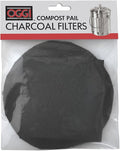 OGGI Set of 2 Charcoal Filters- Replacement Charcoal Filter for Countertop Compost Bin with Lid, Eco Friendly Products