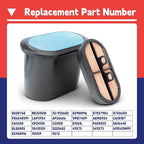 SU20768 RE253518 Filter Replacement for John Deere 5065M 5075M 5095M Tractors Compatible with Ford New Holland T4030 T4040 T4050 T5070 Replace 87356351 49275 LAF5934 P608533 FG6340591