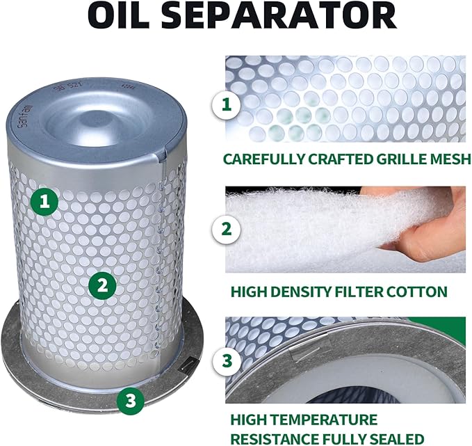 DB2074 DB2132Oil Separator Compatible, 15KW/20HP Replacement Part Element for Air Compressor Filter System