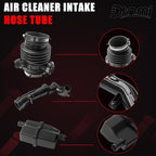 Engine Air Intake Hose w/Clamps, Air Cleaner to Engine Compatible With Nissan Vehicle 2009-2014 Maxima 3.5L V6 Replaces# 696-169, 165769N00C, 165769N00D, 165769N00E
