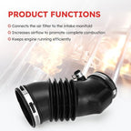 17228RV0A00 Engine Air Intake Hose Tube with Clamps for 2011-2017 Honda Odyssey V6 3.5L Replace# 17228RV0A00 696-159