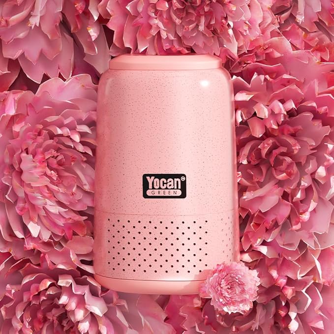 1pc, Portable Air Purifier, Disposable Air Filter, Remove Secondhand Odor, 4 Stage HEPA Activated Coconut Carbon Filter To Eliminate Smell, Suitable for Home and Car, Ideal for Gift (Pink)