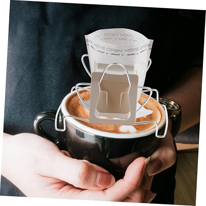 Unomor Hanging Ear Drip Holder Portable Coffee Filter Rack for Easy Extraction and Neat Storage for Home and Camping Use
