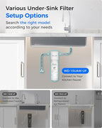 Waterdrop 10UAW-UF 0.01 μm Ultra Filtration Under Sink Water Filter System, 1 Year, Reduces Lead, Chlorine, Bad Taste & Odor, Direct Connect to Kitchen Faucet, USA Tech