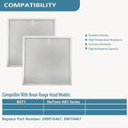 S99010467 Range Hood Filter 11.5" x 11.5" Replacement For Broan range hood BXT1 & Nutone AR1 series Kitchen Exhaust Fan Stove Hood Vent Filter Replaces S99010467 99010467 2 Pack