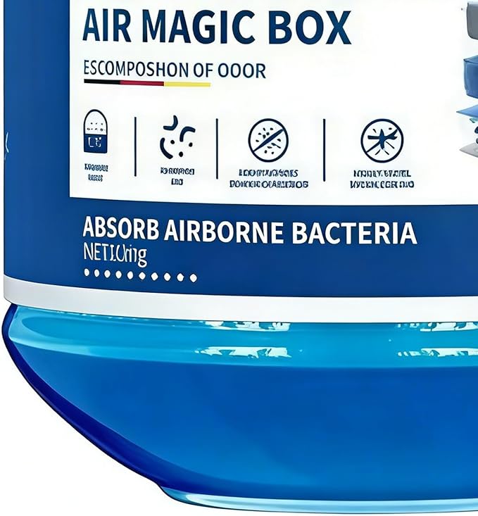 Air Purifiers For Home - 120g Quiet Dust Eliminator Box | Air Purifier For Pet Odors | Multi-functional Airpurifier | No Electricity Required Home, Dorm, Apartment, Kitchen, Bathroom