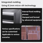Aluminum Outdoor Condenser Protective Cover, freestanding Enclosure to Cover Garbage Or Ac Units, beautiful and durable appearance, suitable for gardens, balconies, walls, courtyards ( Color : FOUR-BL