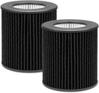 2 Pack Air Mini PECO-HEPA Filter Replacement Compatible with Molekule Tri-Power Air Mini and Air Mini + Air Machine, 3 in 1 Efficient Filtration System with Activated Carbon