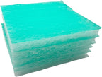 Paint Booth Exhaust Fiberglass Filter Pad, Paint Arrestor for Spray Booth (600/case, 25" x 20")