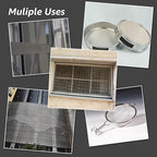 4 Pack 11x14 Inch Wire Mesh, 20 Mesh Stainless Steel Mesh, Never Rust Sturdy Metal Mesh Screen for DIY Projects, Vent, Cage, Garden, Window Screen, Filter Mesh