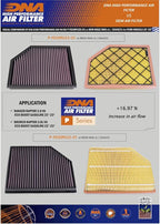 DNA High Performance Air Filter Compatible for Ford Bronco Raptor 3.0L V6 EcoBoost Gasoline (22-23) PN: P-FD30PU23-01