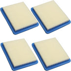 491588s Air Filter, Compatible with Briggs 491588, Toro 20332, Craftsman 3364, Premium Lawn Mower Air Cleaner (4Pcs)