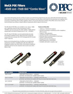 PPC SNLP-1GCW MoCA 'POE' Coax Filter Cable TV Eliminate Multi-Room DVR Interference & Modem