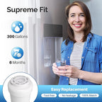 ICEPURE RWF0600A Refrigerator Water Filter Compatible for GE MWF, MWFINT, MWFA, HDX FMG-1, GSE25GSHECSS, 46-9991, GSH25JSDDSS, GSHS6LGBBHSS, PC75009, RWF1060,GSHS6HGDBCSS, 197D6321P006 3PACK