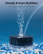 Pawfly Aquarium Sponge Filter for Fish Tanks up to 5-20 Gallons, Small Fish Tank Filter, Sponge Filter with Foam and Air Stone (Air Pump Not Included)