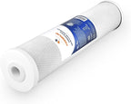 Aquaboon 5 Micron 20 x 4.5 Sediment, Iron & Manganese, CTO Whole House Water Filters Replacement Cartridges Set for 3-Stage Water Filter System