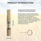 Cigarette Filters Wheat Straw 12pcs Cigarette Holder Reusable Clean Tar Tobacco Filter with Multi-Filtering for Standard Size Cigarettes Ø8mm,Slim Cigarettes Ø6mm and Ø5mm