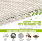 6 Pack WF813 Humidifier Filters Wick Replacement Compatible with ReliOn RCM-832 RCM-832N WF813 DH832 ProCare PCWF813 Equate EQWF813 EQ-2119-UL Duracraft DH-830 Cool Mist Humidifier Filters