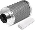 4 Inch Air Carbon Filter Odor Control, Reversible Flange, Pre-Filter Included, Smelliness Scrubber for Grow Tent Rooms