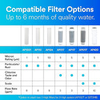 3M Aqua-Pure Whole House Std. Dia. Stainless Steel Filter Housing SST1HA. Heavy Duty Construction, Built to Last