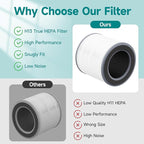 2 Packs HH001 Filter Replacement for Hynik Alviera HH001 Air Cleaner Purifier, 3 Stages Filtration of Premium Filter, Activated Carbon and pre-filter with Extra 8 Pieces Aroma pads