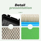 Air Filter with Cover Kit Compatible with Husqvarna HU800AWD HU800BBC HU800HW 7021R 8280117 Lawn Mower Replace 96145001100 96145002101