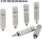 Haueeschoen 80pcs Brass Misting Nozzle Kit for Cooling System, High Pressure 3/16" Threaded Mister Nozzles, Anti-drip Fogging Spray Head for Landscaping, Air Humidification, Spraying Disinfection