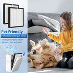 G3 Air Purifier Replacement Filter for AMEIFU, Compatible with AMEIFU G3 Sferf-30 (FXAP2W) Air Purifier For VEWIOR A3 Air Purifier filter For Tailulu HQZZ-260 3-IN-1 HEPA, 3 Pack