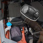 Cold Air Intake Filter Cover,Thickened Dustproof Air Filter Cover Provides Comprehensive Protection,Universal Car Accessries Air Filter Sock Fit for High Flow Cone Air Filter (Large)