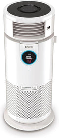 Shark 3-in-1 Clean Sense Air Purifier, Heater & Fan, HEPA Filter, 500 Sq Ft, Oscillating, Captures 99.98% of Particles for Clean Air, Dust, Smoke & Allergens, White, HC450