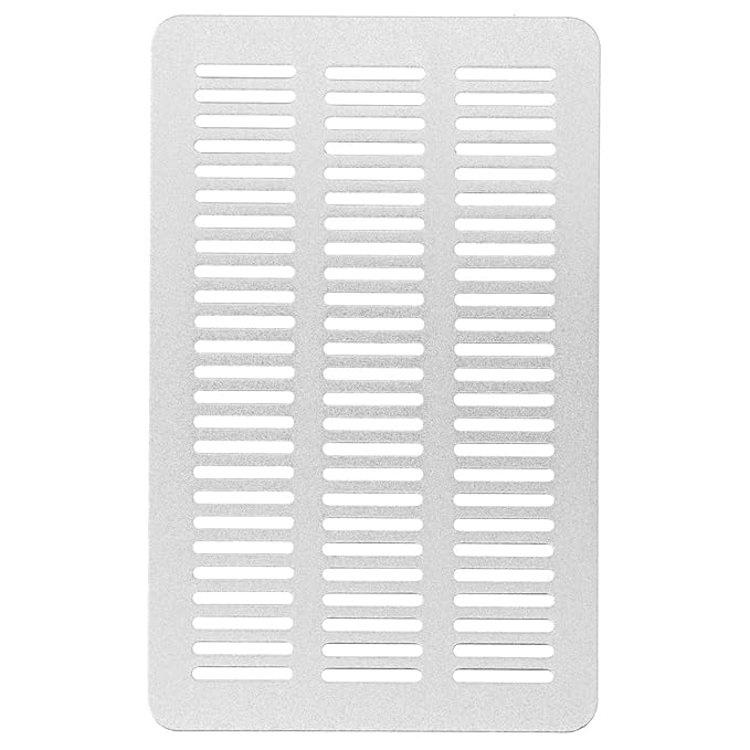 Filter Replacement for YM8A Nail Dust Collector, Stainless Steel Accessory Effectively Captures Dust During Filing and Polishing, Rust Free and Durable Design, 19.8 x 12.4cm