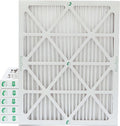 15x20x2 MERV 10 (FPR 5-6) 2" Inch Pleated Air Filters By Glasfloss. Box of 6. Actual Size: 14-1/2 x 19-1/2 x 1-3/4