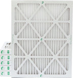 Glasfloss 20x25x2 MERV 10 (FPR 5-6) 2" Inch Pleated Air Filters Box of 6. Actual Size: 19-1/2 x 24-1/2 x 1-3/4
