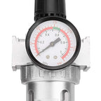 1/2" Air Filter Regulator - Air Compressor Water Trap Filter Regulator - with Mount Connection - Aluminum