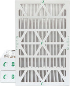 Glasfloss 12x24x4 MERV 10 (FPR 5-6) 4" Inch Pleated Air Filters Box of 3. Actual Size: 11-3/8 x 23-3/8 x 3-3/4