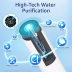 Waterspecialist WS619C Replacement for RPWFE®, RPWF (Built-in CHIP) Refrigerator Water Filter, Compatible with GYS22GMNES, GYE22HSKSS, PYE22PELDS, GFE26GMKES, GFE26GGHWW, GFE28GYNFS, PFE28KYNFS