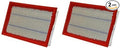 WIX Filters - 46116 Air Filter Panel, Pack of 2