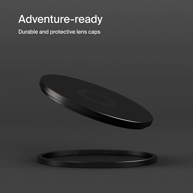 Urth 52mm Metal Lens Filter Caps - Durable Protective Cover for Camera Lens Filters with Precision Fit