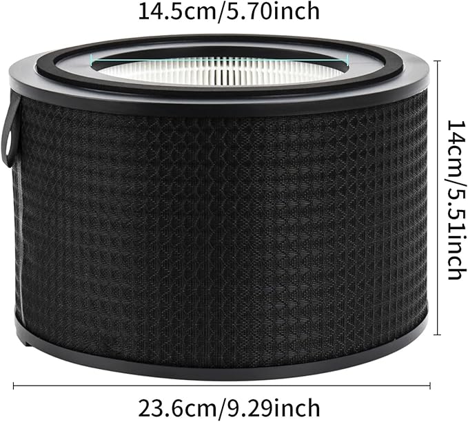 Air Filter, Compatible For Philips, Air Purifiers AC0950/10 AC0951/13 AC0820/10 AC0830 AC0650/10 AC0651/10 AC3210 AC3220 AC4220(FY3200)