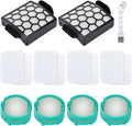 ZU102 Filter for Shark ZU100 Odor Neutralizer Cartridges for Shark ZU102 Pet Upright Vacuum Replacement Parts # 1238FT60 & 1239FT60 & 1541FC3000