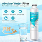 ICEPURE Alkaline DA29-00020B Refrigerator Water Filter Replacement for Samsung HAF-CIN/EXP HAF-CIN, DA29-00020A/B, DA29-00020B-1, 46-9101, RF28HMEDBSR, RF263BEAESR, HDX FMS-2, Enhances PH, 5Pack
