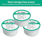 Xin Tester 100 Pieces Nylon Disc Membrane Filters, 50 mm Diameter, 3µm Pore Size