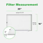 REair 16x20x1 Air filter Pro Kit, Washable and Reusable Air Filter 16x20x1 for AC HVAC Furnace, MERV 8 Air Filters Machine Washable & Dryer Friendly, AC Furnace Air Filter, Include 2 Filters&1 Frame